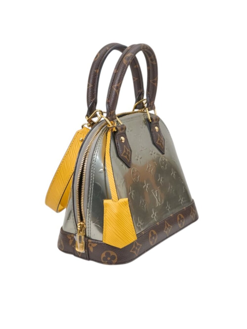 Louis Vuitton Alma BB Monogram Metallise Bitume